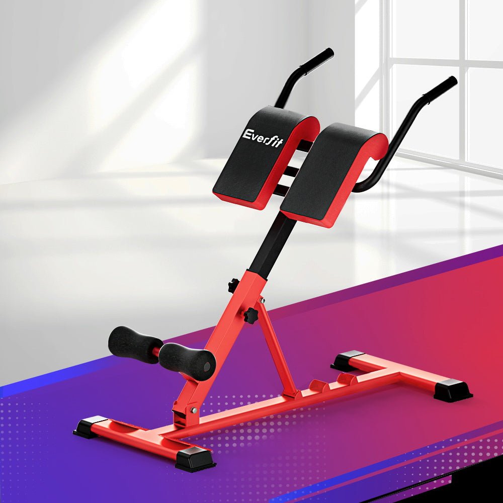 Adjustable 10-in-1 Weight Bench Roman Chair 200kg Capacity - Black - Sports & Fitness > Exercise, Gym & Fitness > Exercise Benches - Rivercity House & Home Co. (ABN 18 642 972 209) - Affordable Modern Furniture Australia