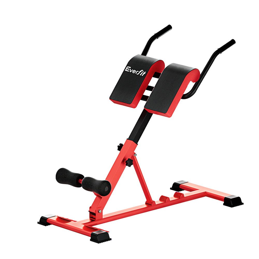 Adjustable 10-in-1 Weight Bench Roman Chair 200kg Capacity - Black - Sports & Fitness > Exercise, Gym & Fitness > Exercise Benches - Rivercity House & Home Co. (ABN 18 642 972 209) - Affordable Modern Furniture Australia