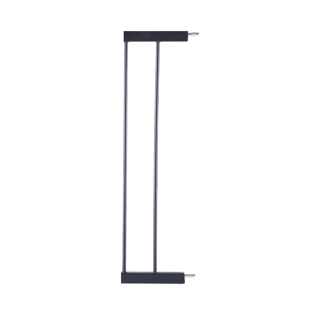 Adjustable Baby and Pet Safety Gate with 10cm Extension - Black - Rivercity House & Home Co. (ABN 18 642 972 209) - Affordable Modern Furniture Australia