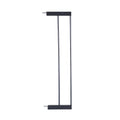 Adjustable Baby and Pet Safety Gate with 10cm Extension - Black