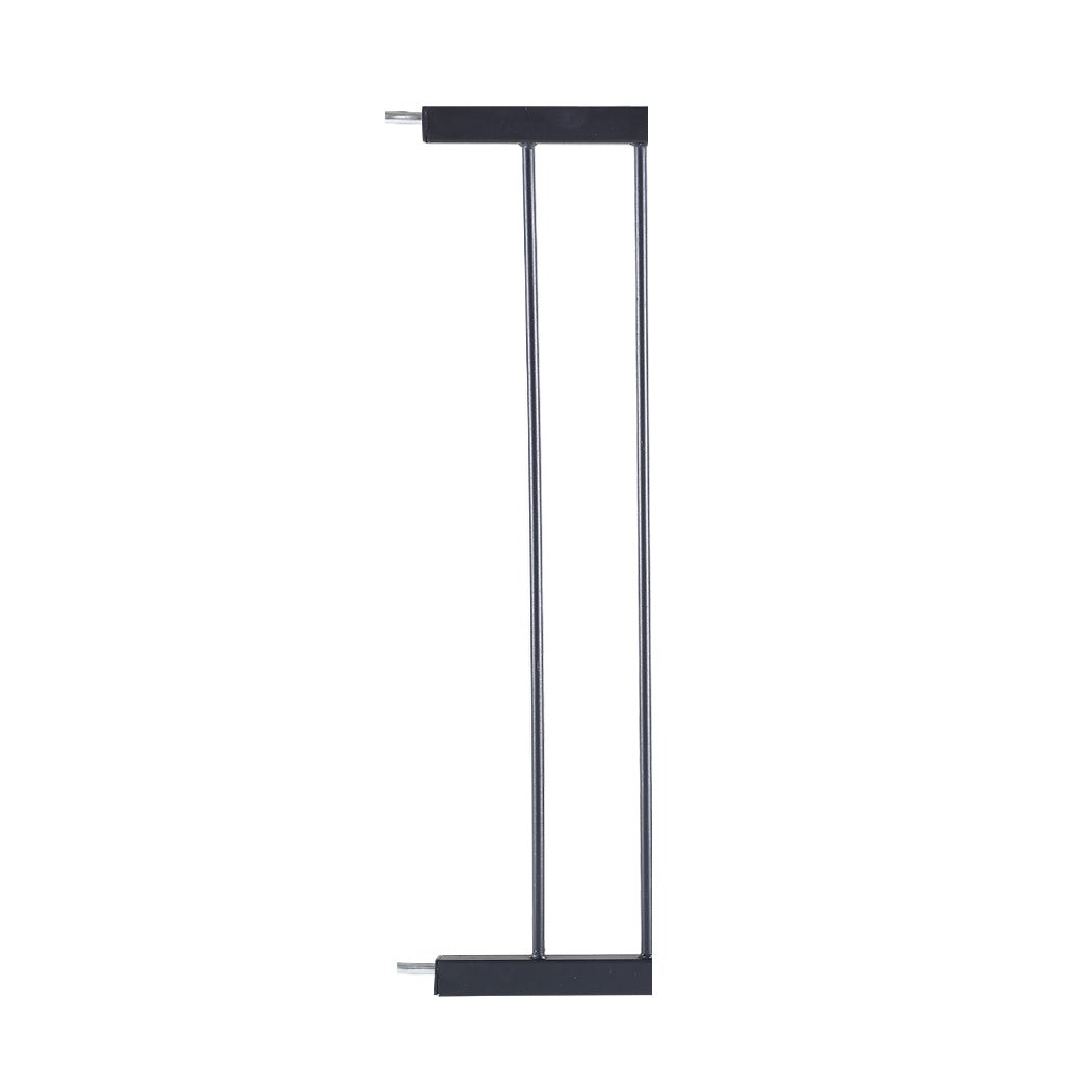 Adjustable Baby and Pet Safety Gate with 10cm Extension - Black - Rivercity House & Home Co. (ABN 18 642 972 209) - Affordable Modern Furniture Australia