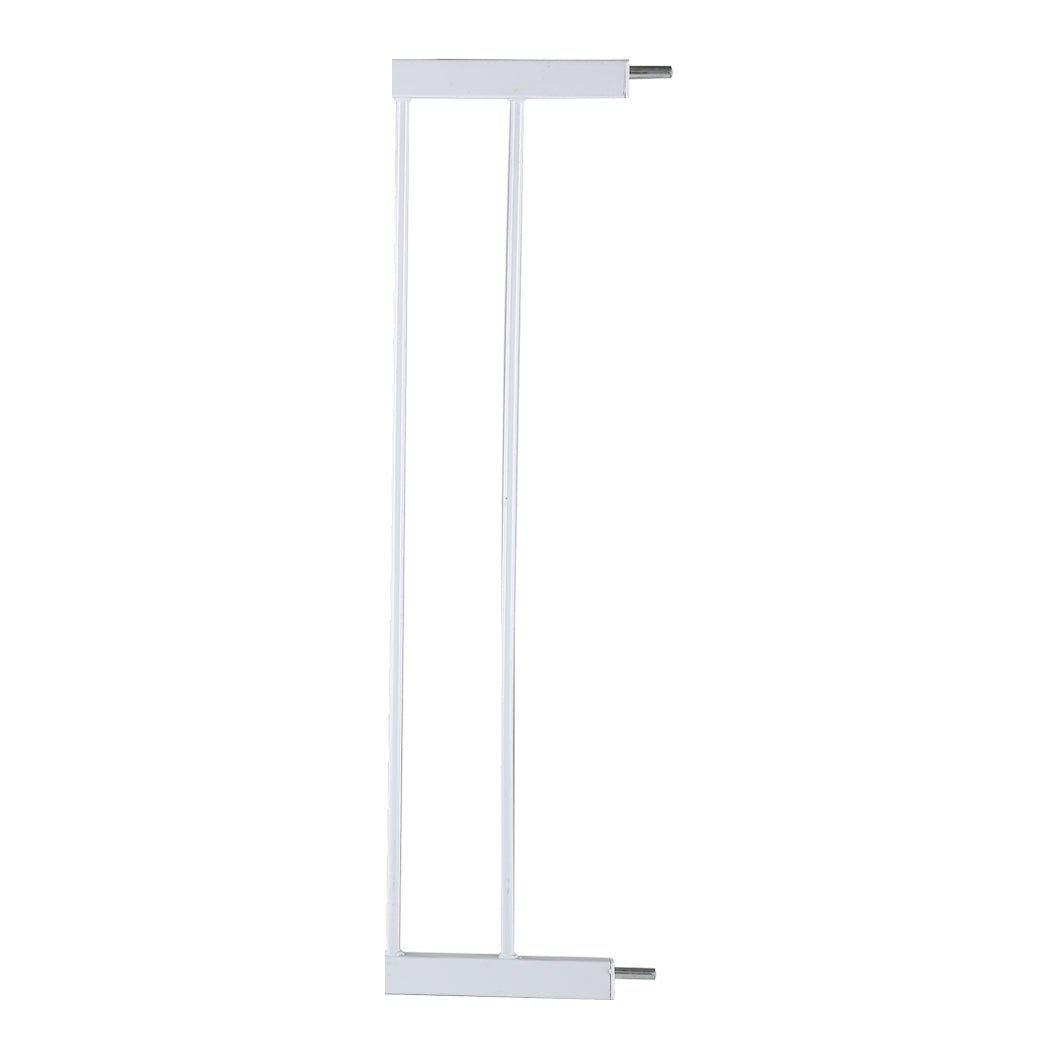 Adjustable Baby and Pet Safety Gate with 10cm Extension - White - Rivercity House & Home Co. (ABN 18 642 972 209) - Affordable Modern Furniture Australia