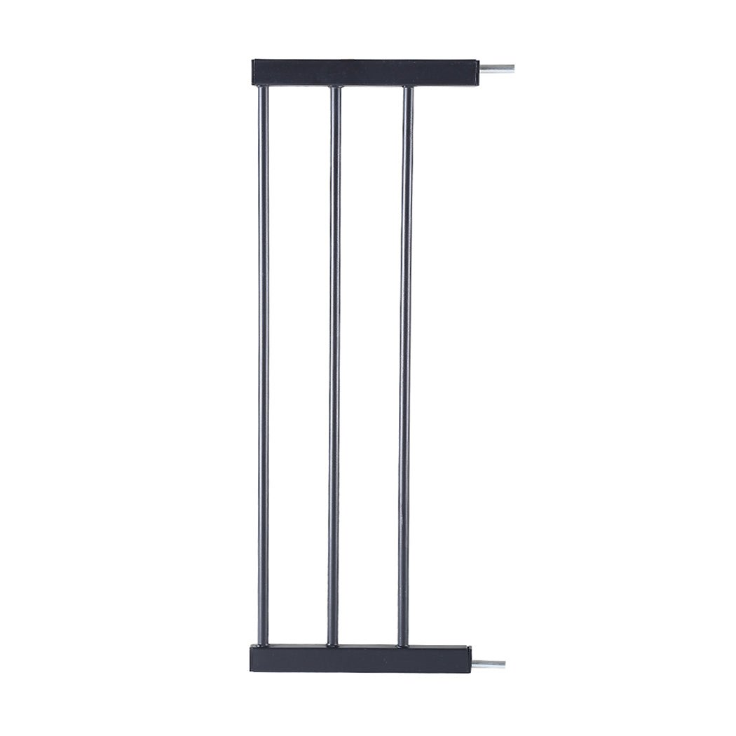 Adjustable Baby and Pet Safety Gate with 20cm Extension - Black - Rivercity House & Home Co. (ABN 18 642 972 209) - Affordable Modern Furniture Australia
