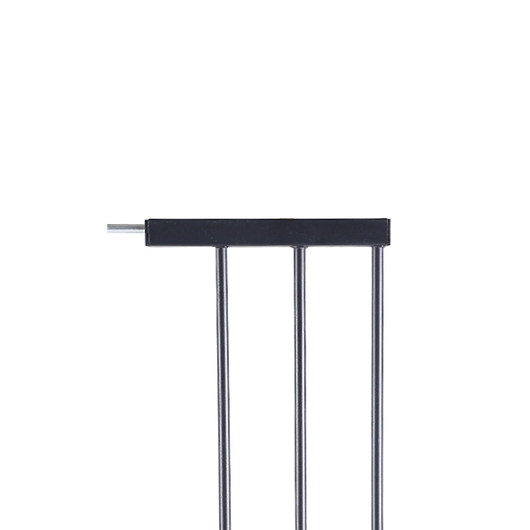 Adjustable Baby and Pet Safety Gate with 20cm Extension - Black - Rivercity House & Home Co. (ABN 18 642 972 209) - Affordable Modern Furniture Australia