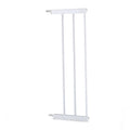 Adjustable Baby and Pet Safety Gate with 20cm Extension - White