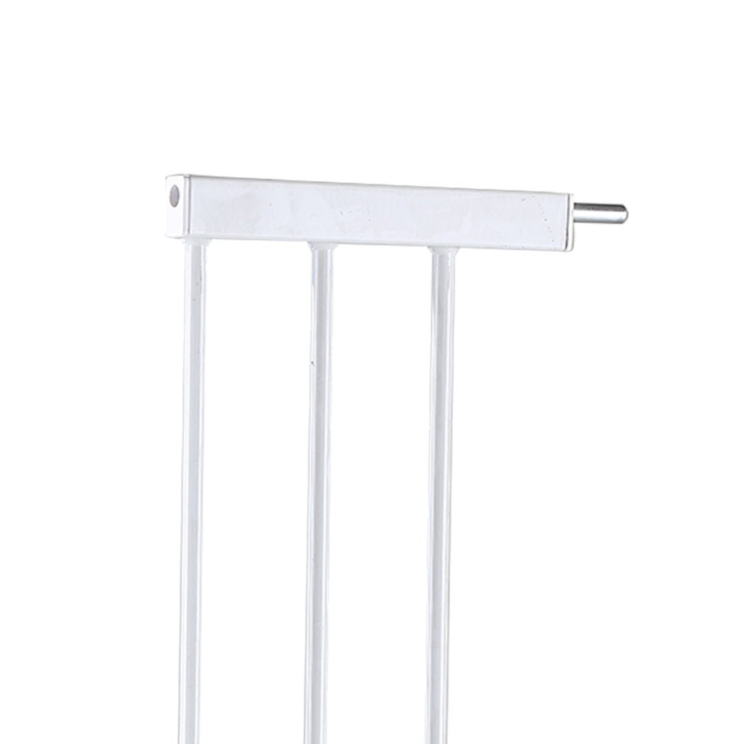 Adjustable Baby and Pet Safety Gate with 20cm Extension - White - Rivercity House & Home Co. (ABN 18 642 972 209) - Affordable Modern Furniture Australia