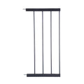 Adjustable Baby and Pet Safety Gate with 30cm Extension - Black