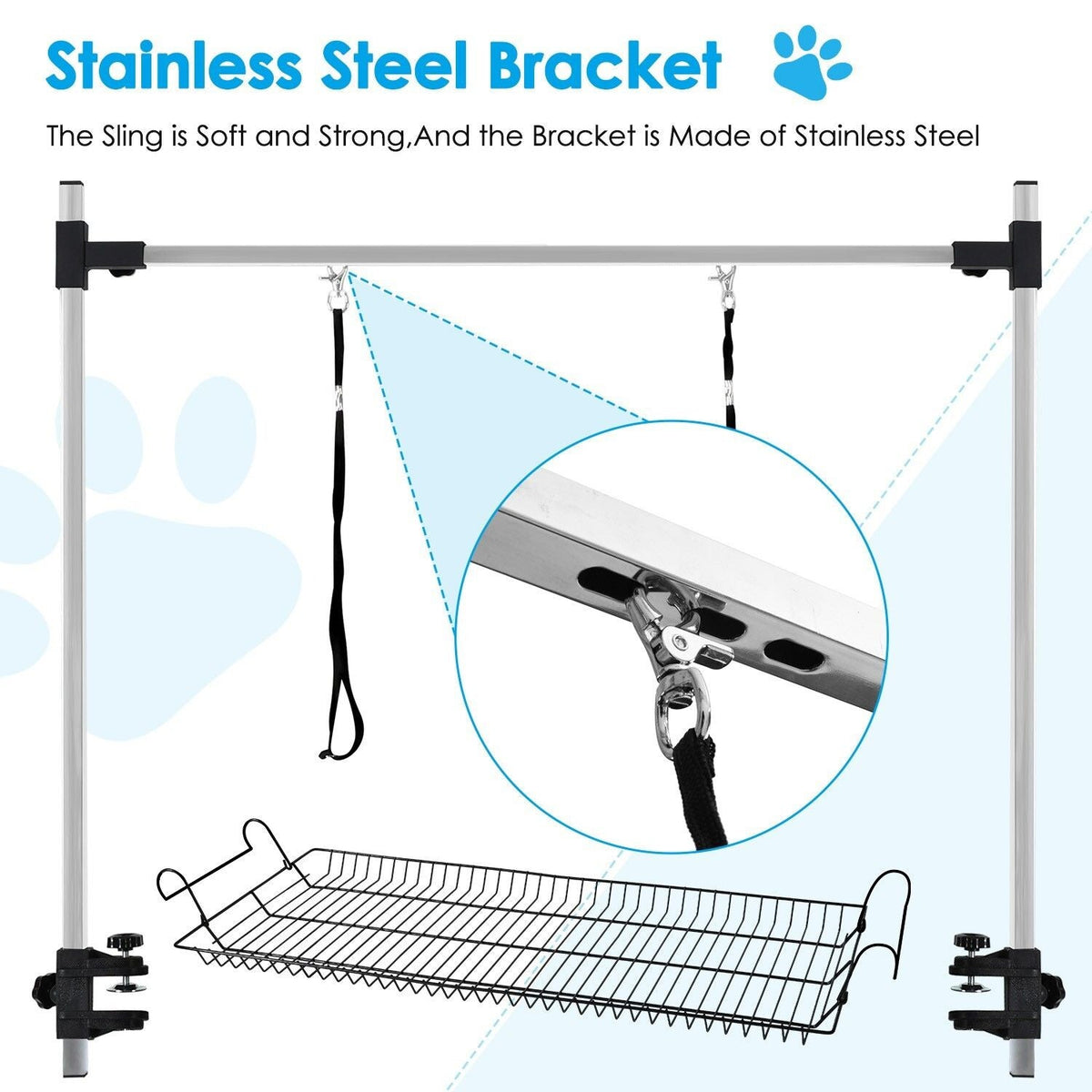 Adjustable Foldable Pet Grooming Table for Australian Cattle Dog - Pet Care > Dog Supplies > Dog Grooming Supplies - Rivercity House & Home Co. (ABN 18 642 972 209) - Affordable Modern Furniture Australia