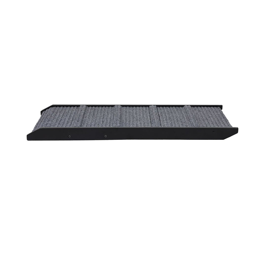 Adjustable Height Dog Ramp with Stairs - Black - Rivercity House & Home Co. (ABN 18 642 972 209) - Affordable Modern Furniture Australia