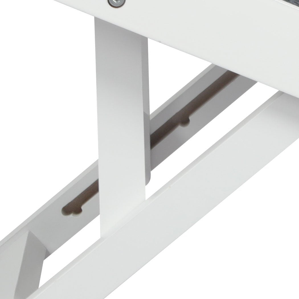 Adjustable Height Dog Ramp with Stairs - White - Rivercity House & Home Co. (ABN 18 642 972 209) - Affordable Modern Furniture Australia