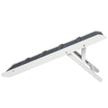 Adjustable Height Dog Ramp with Stairs - White
