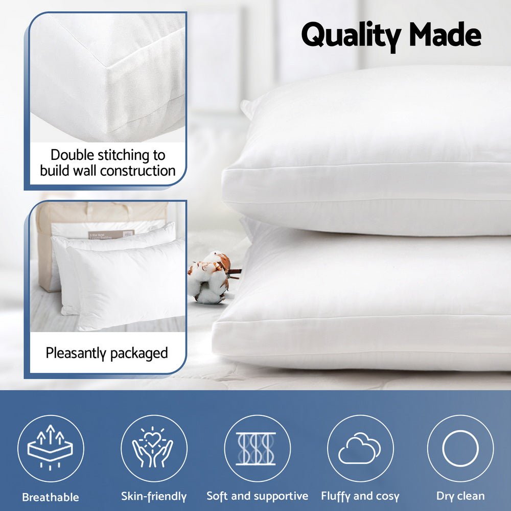 Adjustable Loft Shredded Memory Foam Pillow 70x45cm - White - Home & Garden > Bedding > Pillows - Rivercity House & Home Co. (ABN 18 642 972 209) - Affordable Modern Furniture Australia