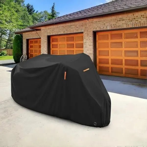 Adult Tricycle Cover 190x76x112 cm Waterproof 420D Oxford with PU Coating and Reflective Strips - Black - Sports & Fitness > Bikes & Accessories > Bicycle Stands & Storage - Rivercity House & Home Co. (ABN 18 642 972 209) - Affordable Modern Furniture Australia
