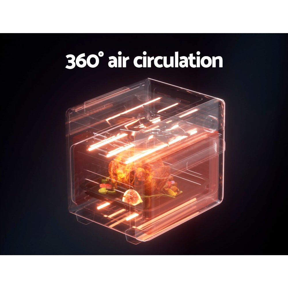 Air Fryer 15L LCD Fryers Oven - Appliances > Kitchen Appliances > Air Fryers - Rivercity House & Home Co. (ABN 18 642 972 209) - Affordable Modern Furniture Australia