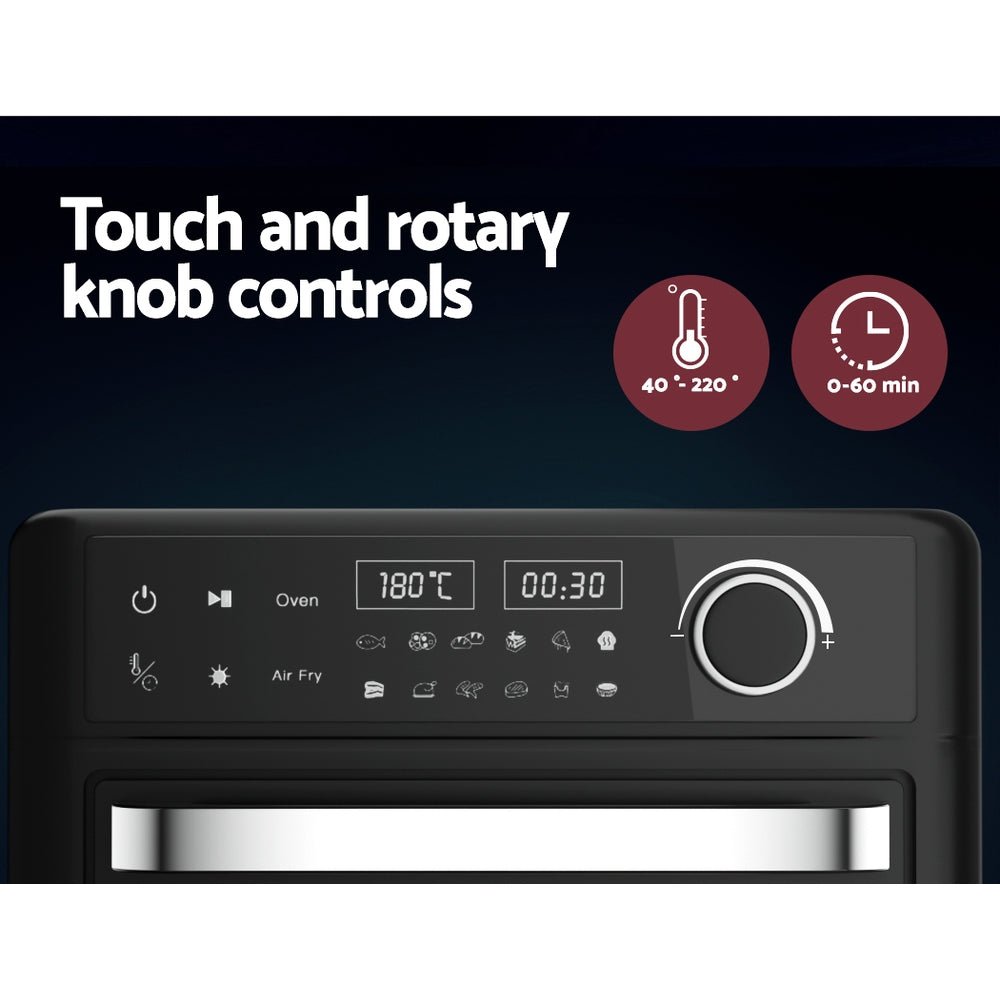 Air Fryer 15L LCD Fryers Oven - Appliances > Kitchen Appliances > Air Fryers - Rivercity House & Home Co. (ABN 18 642 972 209) - Affordable Modern Furniture Australia