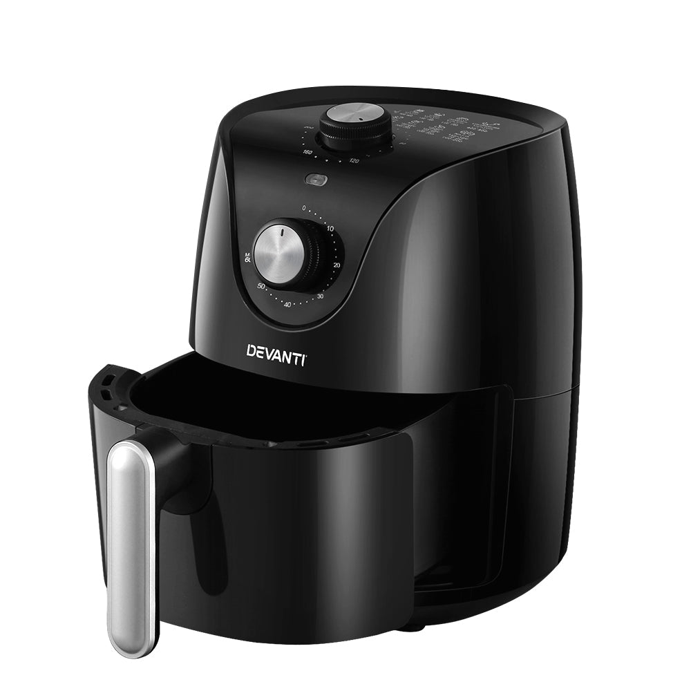 Air Fryer 2.5L Knob Fryers - Appliances > Kitchen Appliances > Air Fryers - Rivercity House & Home Co. (ABN 18 642 972 209) - Affordable Modern Furniture Australia