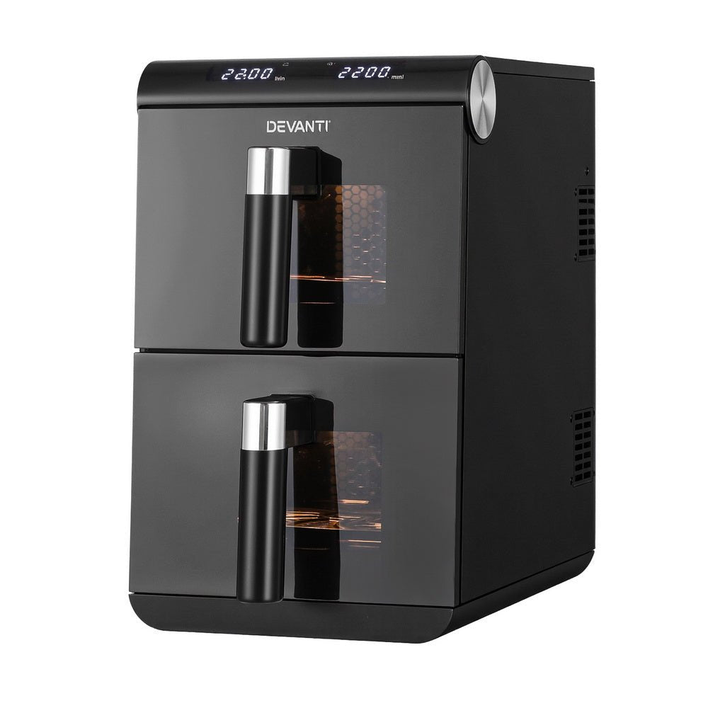 Air Fryer Oven 11L Dual Zone Fryers - Appliances > Kitchen Appliances > Air Fryers - Rivercity House & Home Co. (ABN 18 642 972 209) - Affordable Modern Furniture Australia