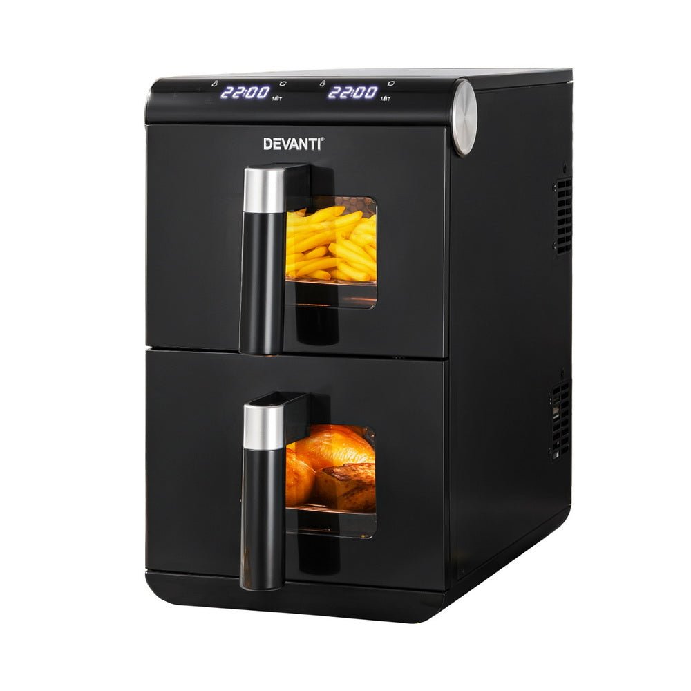 Air Fryer Oven 11L Dual Zone Fryers - Appliances > Kitchen Appliances > Air Fryers - Rivercity House & Home Co. (ABN 18 642 972 209) - Affordable Modern Furniture Australia