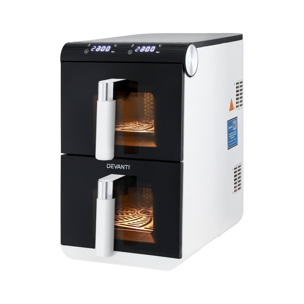 Air Fryer Oven 11L Dual Zone Fryers - Appliances > Kitchen Appliances > Air Fryers - Rivercity House & Home Co. (ABN 18 642 972 209) - Affordable Modern Furniture Australia