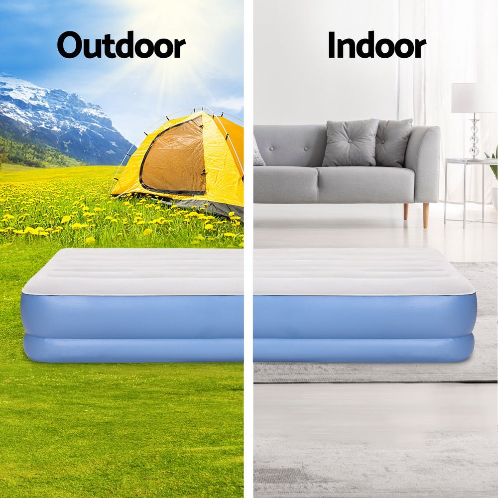 Air Mattress Queen Inflatable Bed 41cm Air bed - Outdoor Recreation > Camping > Inflatable Mattresses - Rivercity House & Home Co. (ABN 18 642 972 209) - Affordable Modern Furniture Australia