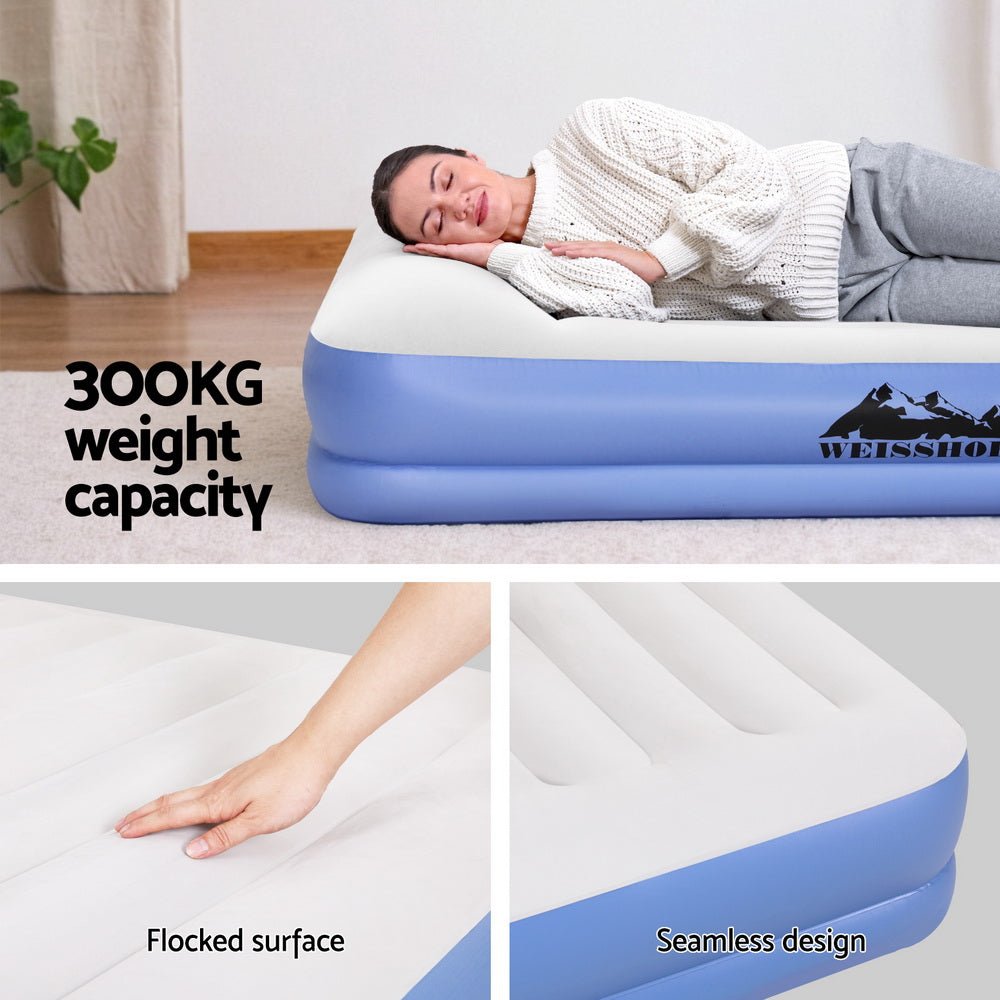 Air Mattress Queen Inflatable Bed 41cm Air bed - Outdoor Recreation > Camping > Inflatable Mattresses - Rivercity House & Home Co. (ABN 18 642 972 209) - Affordable Modern Furniture Australia