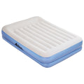 Queen Air Mattress Inflatable Bed with Built-in Pump - Flocked Surface