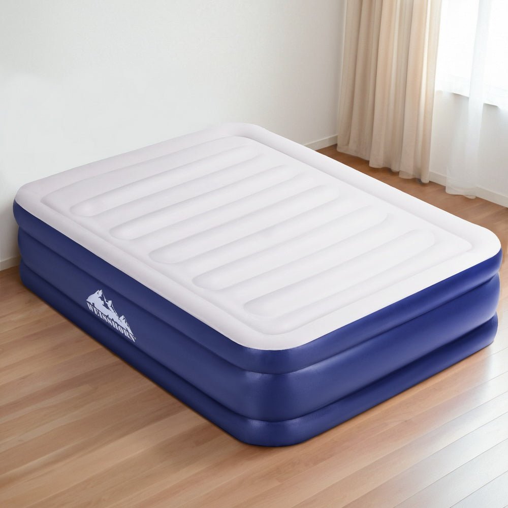 Air Mattress Queen Inflatable Bed Air bed 51cm - Home & Garden > Inflatable Mattress - Rivercity House & Home Co. (ABN 18 642 972 209) - Affordable Modern Furniture Australia