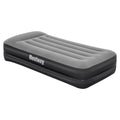 Bestway Single Inflatable Air Mattress Bed with Built-in Pump - Black