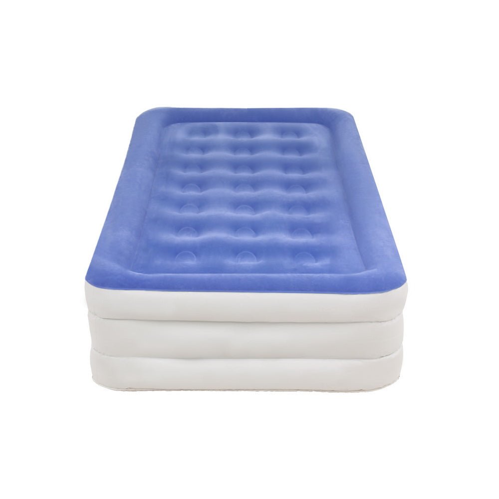Air Mattress Single Inflatable Bed 46cm Cube Airbed - Home & Garden > Inflatable Mattress - Rivercity House & Home Co. (ABN 18 642 972 209) - Affordable Modern Furniture Australia