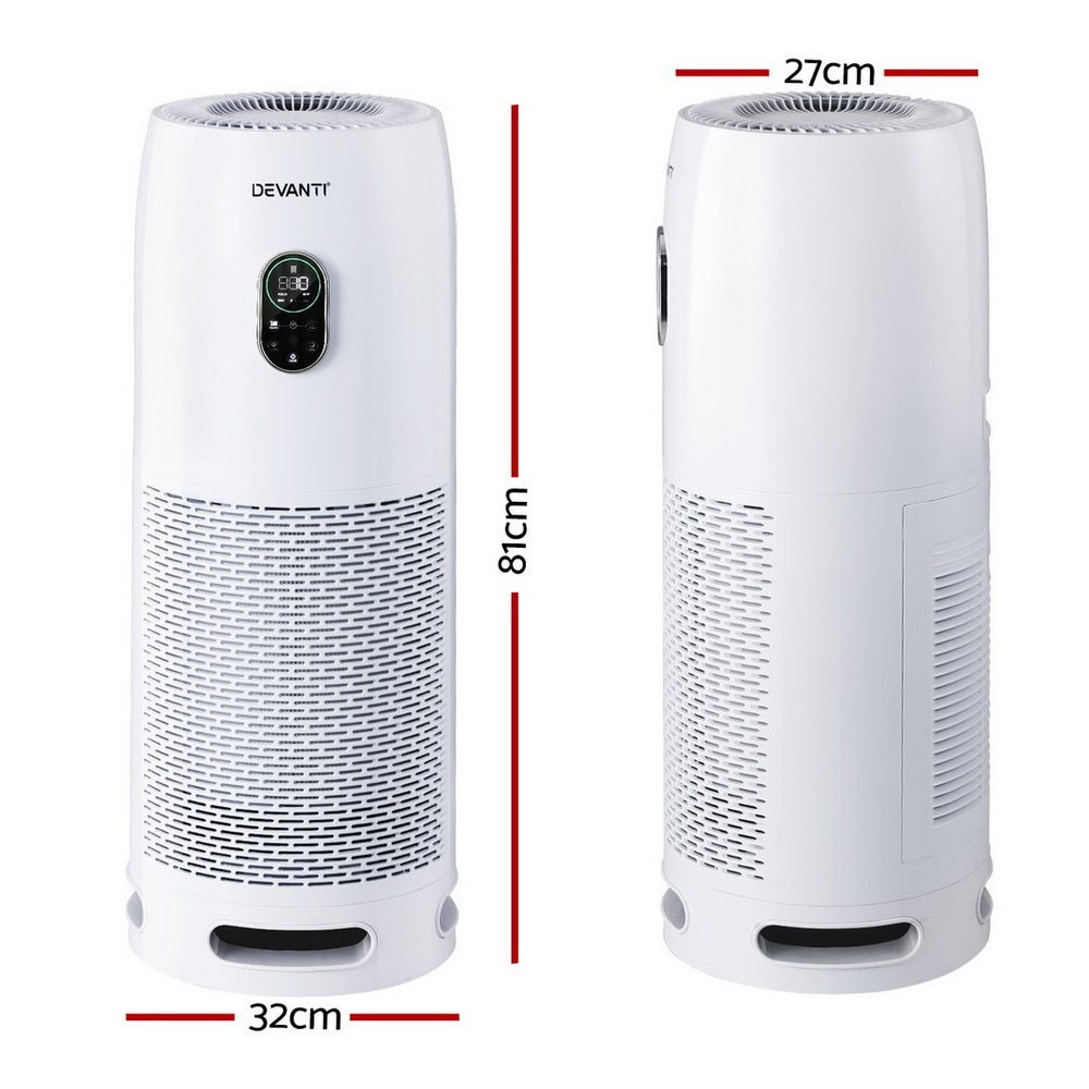 Air Purifier 4 - Layer HEPA Filter White - Appliances > Aroma Diffusers & Humidifiers > Purifiers - Rivercity House & Home Co. (ABN 18 642 972 209) - Affordable Modern Furniture Australia