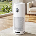 Air Purifier 4-Layer HEPA Filter 500m³/h with UV Lamp and Anion Generator - White