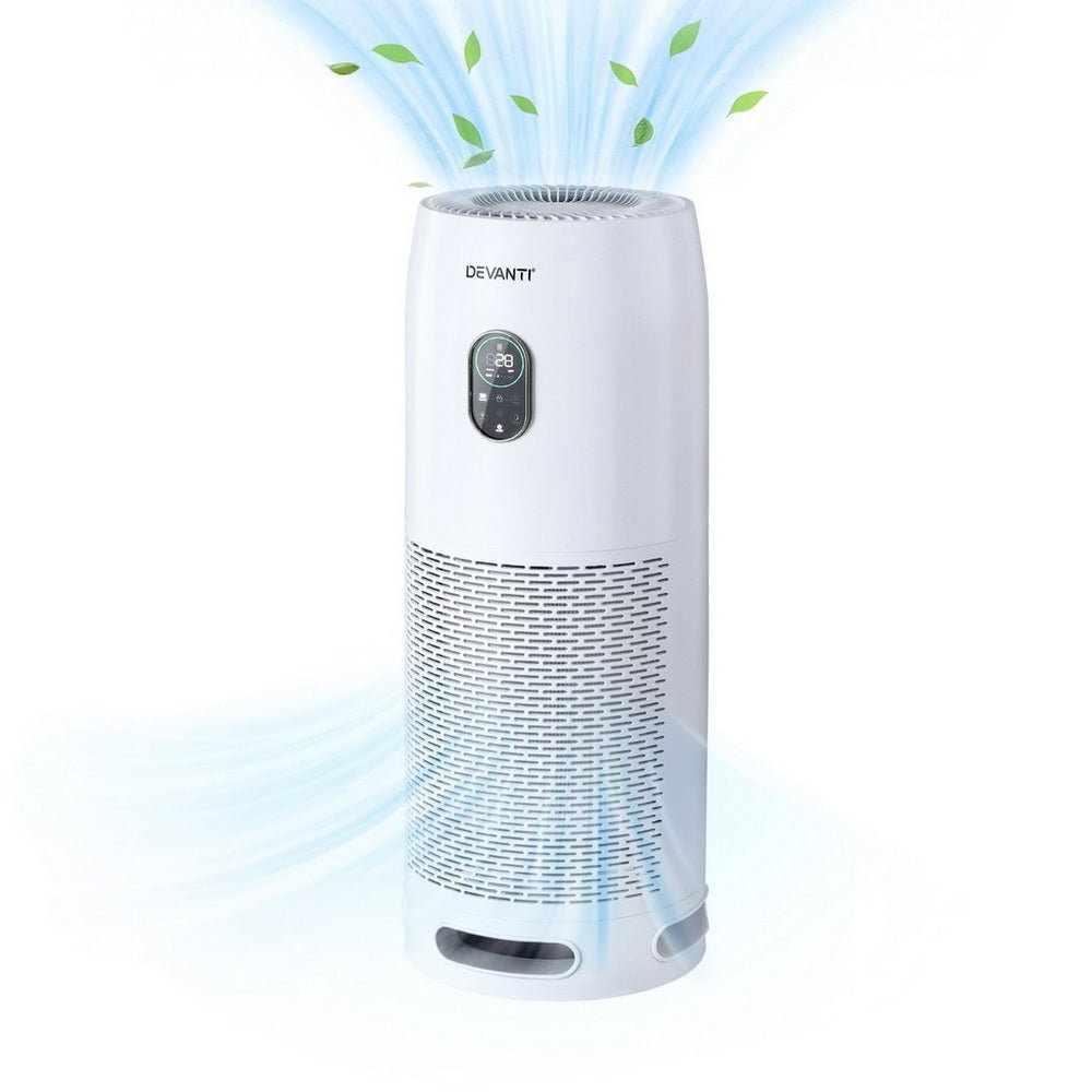 Air Purifier 4 - Layer HEPA Filter White - Appliances > Aroma Diffusers & Humidifiers > Purifiers - Rivercity House & Home Co. (ABN 18 642 972 209) - Affordable Modern Furniture Australia