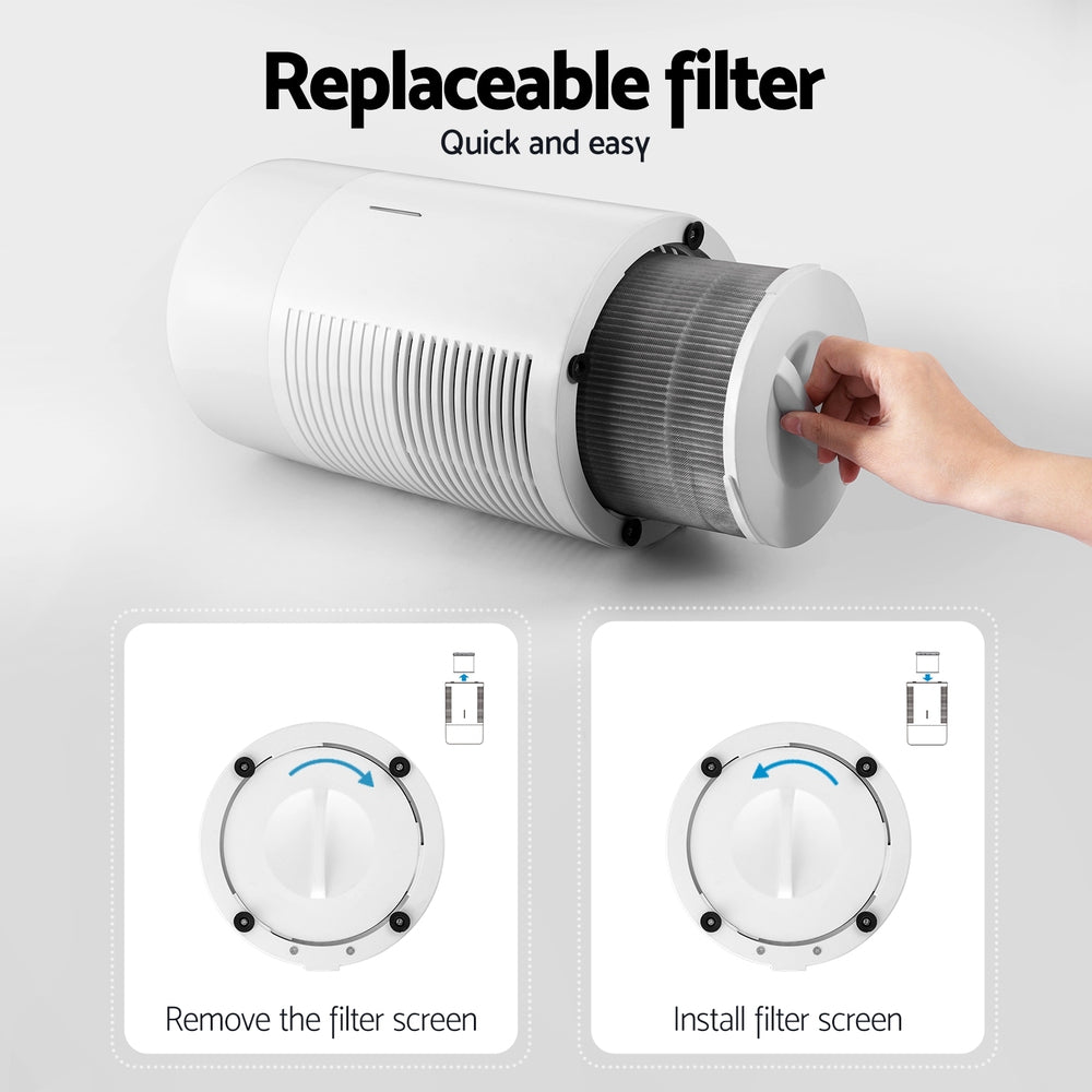 Air Purifier HEPA Filter Home Purifiers Dust Sensor PM2.5 Remover - Appliances > Aroma Diffusers & Humidifiers - Rivercity House & Home Co. (ABN 18 642 972 209) - Affordable Modern Furniture Australia