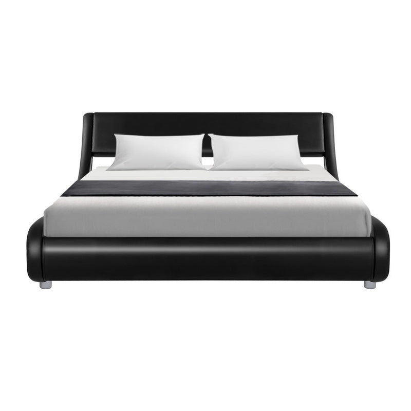 Aldinga King Bed Frame Black - Furniture > Bedroom - Rivercity House & Home Co. (ABN 18 642 972 209) - Affordable Modern Furniture Australia