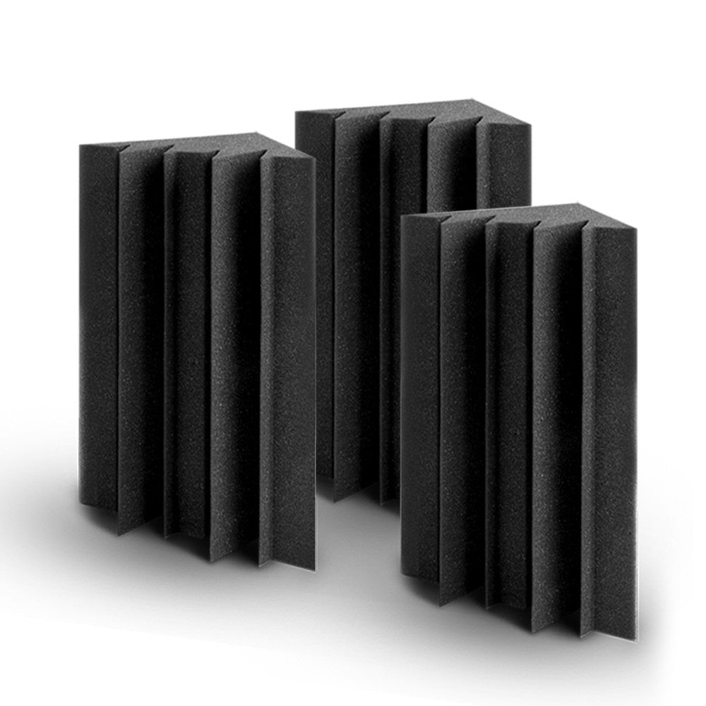 Alpha Acoustic Foam 60pcs Corner Bass Trap Sound Absorption - Audio & Video > Acoustic Foam - Rivercity House & Home Co. (ABN 18 642 972 209) - Affordable Modern Furniture Australia