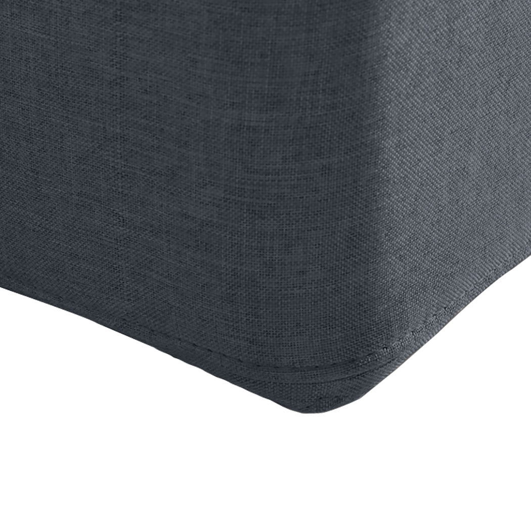 Altera Gas Lift Storage Queen Bed Frame – Dark Grey - Rivercity House & Home Co. (ABN 18 642 972 209) - Affordable Modern Furniture Australia