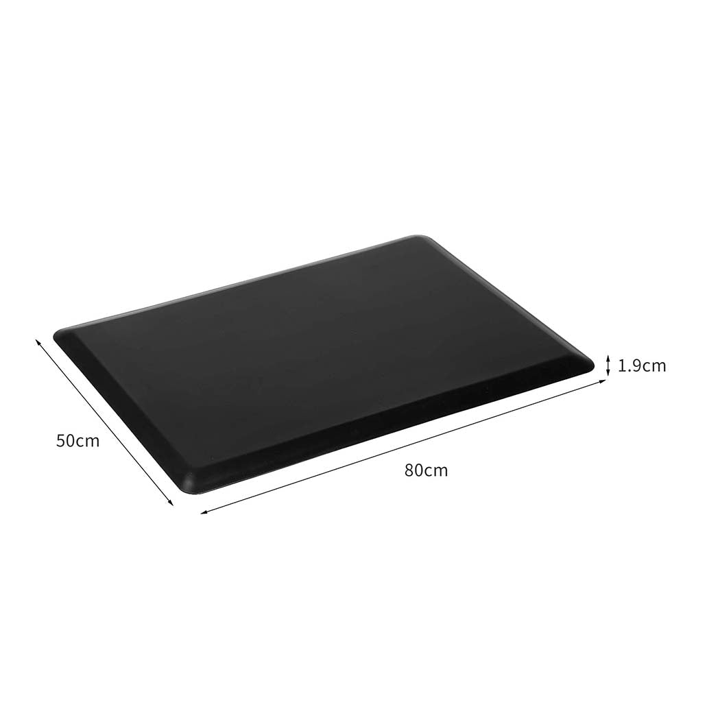 Anti Fatigue Standing Desk Mat 50x80cm Medium - Black - Rivercity House & Home Co. (ABN 18 642 972 209) - Affordable Modern Furniture Australia