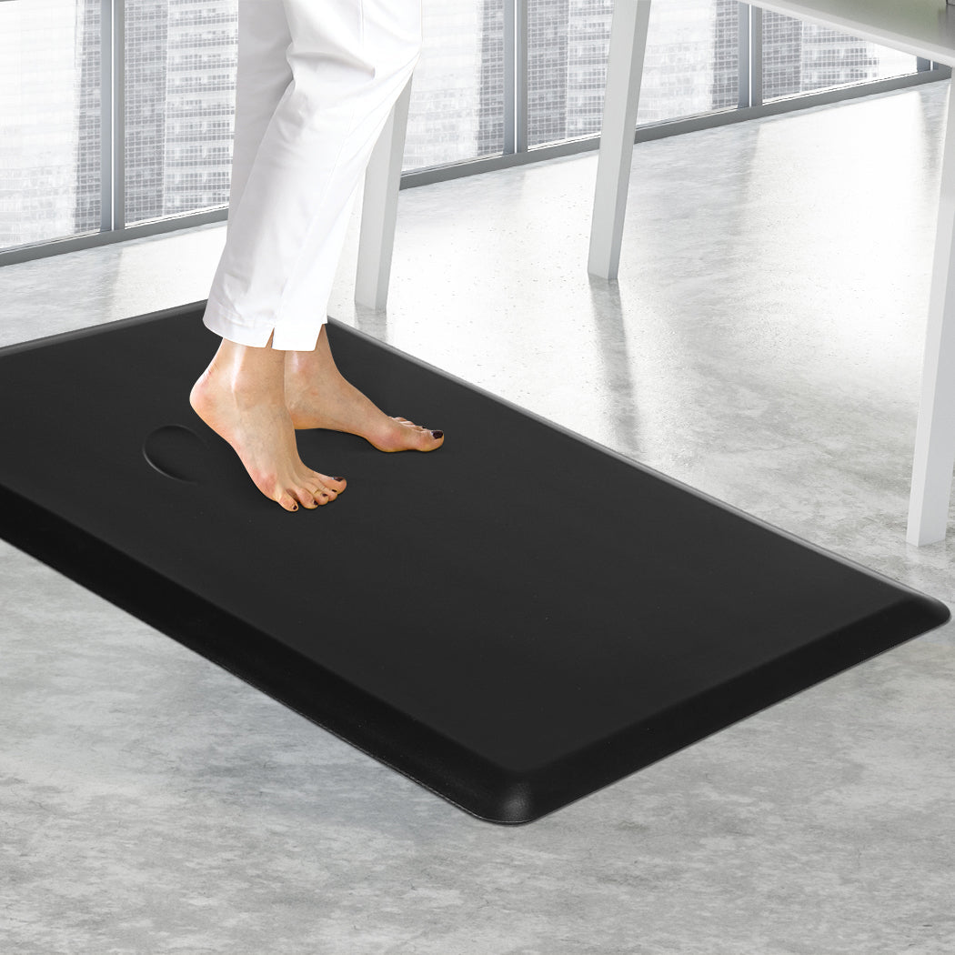 Anti Fatigue Standing Desk Mat 50x80cm Medium - Black - Rivercity House & Home Co. (ABN 18 642 972 209) - Affordable Modern Furniture Australia