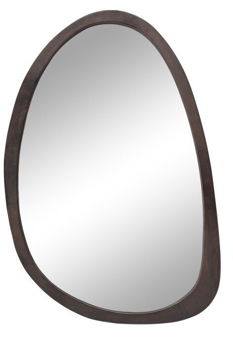 Antique Wooden Wall Mirror 50x70cm Odd Shaped HD Home Decor - Home & Garden > Decor > Mirrors - Rivercity House & Home Co. (ABN 18 642 972 209) - Affordable Modern Furniture Australia