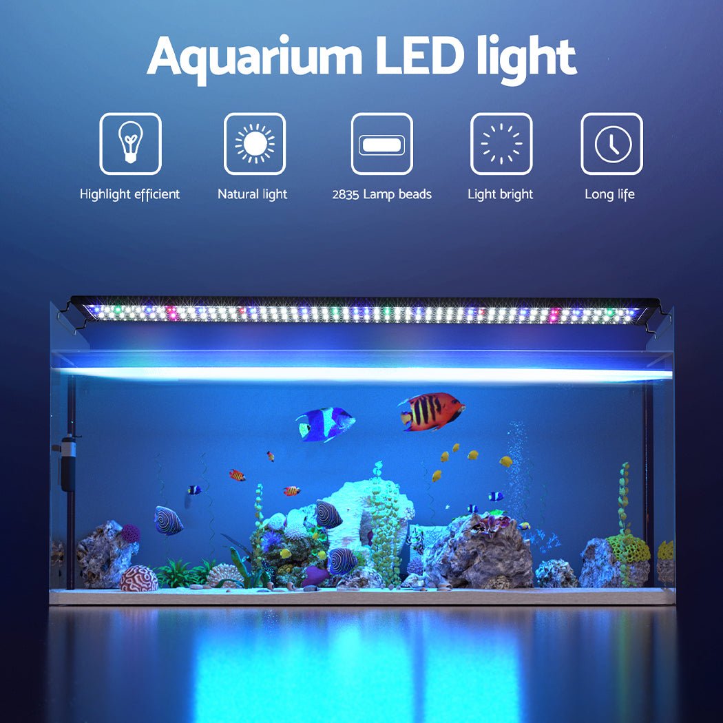 Aquarium Light Full Spectrum 120CM Aqua Plant Fish Tank Lamp - Pet Care > Aquarium - Rivercity House & Home Co. (ABN 18 642 972 209) - Affordable Modern Furniture Australia
