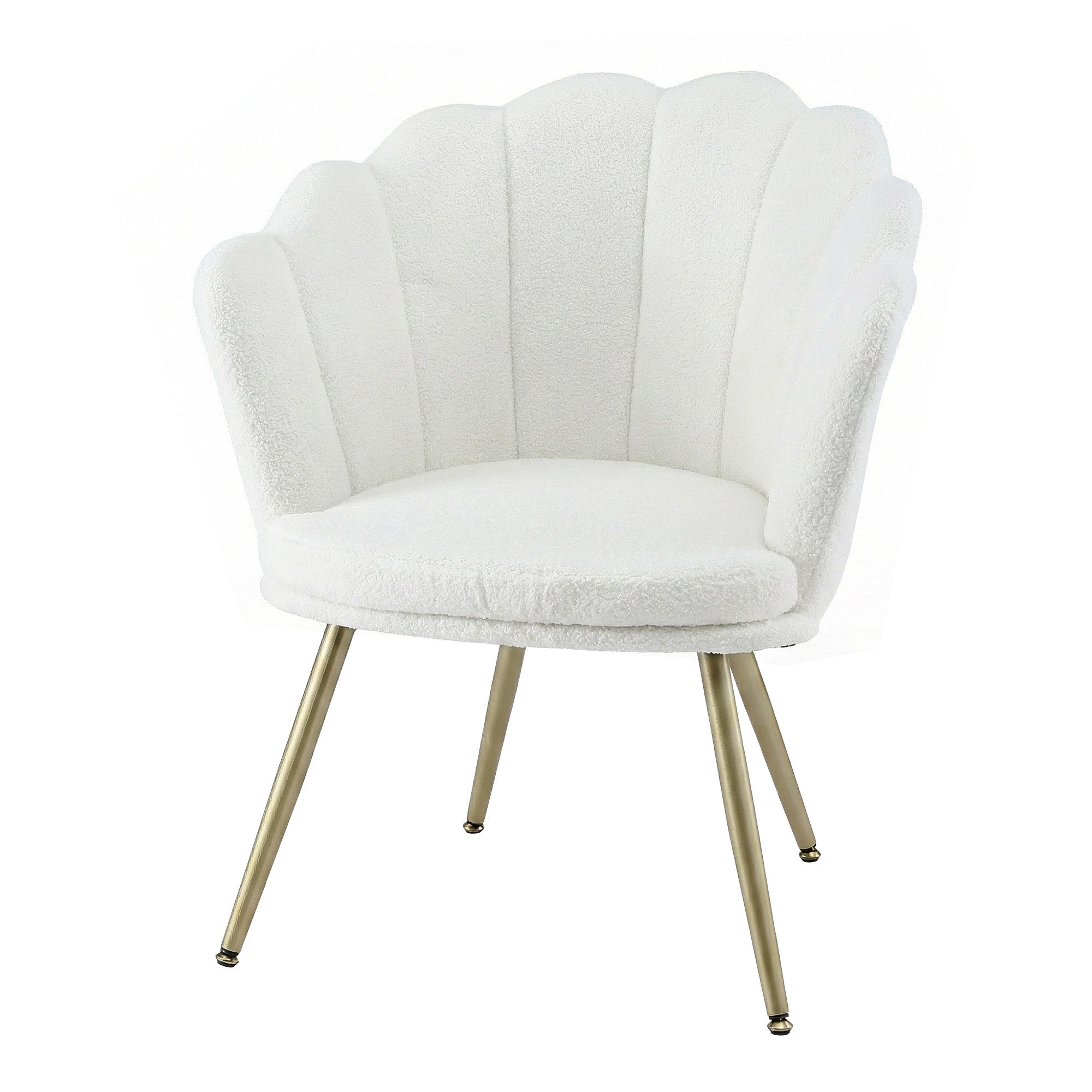Armchair Teddy Fleece White Callista - Furniture > Bar Stools & Chairs > Arm Chairs & Recliners - Rivercity House & Home Co. (ABN 18 642 972 209) - Affordable Modern Furniture Australia