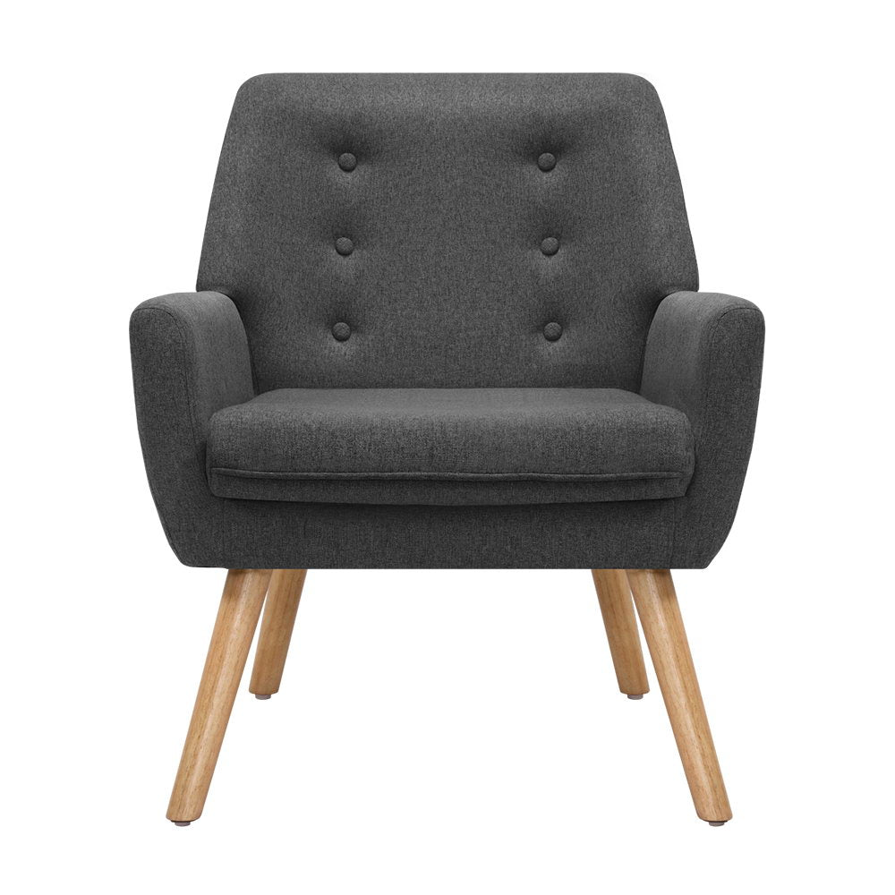 Armchair Tub Single Dining Chair - Rivercity House & Home Co. (ABN 18 642 972 209) - Affordable Modern Furniture Australia