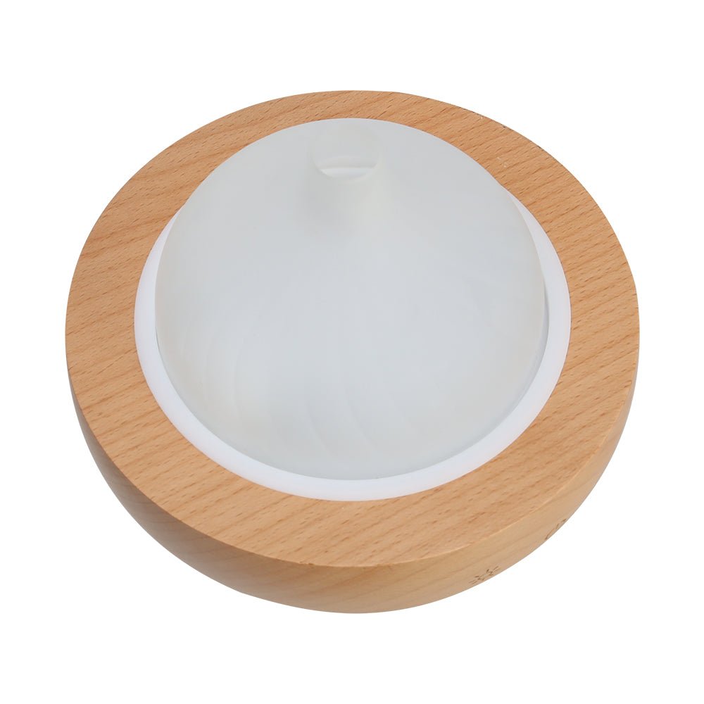 Aroma Aromatherapy Diffuser LED Oil Ultrasonic Air Humidifier Glass Wood - Appliances > Aroma Diffusers & Humidifiers > Aroma Diffusers - Rivercity House & Home Co. (ABN 18 642 972 209) - Affordable Modern Furniture Australia