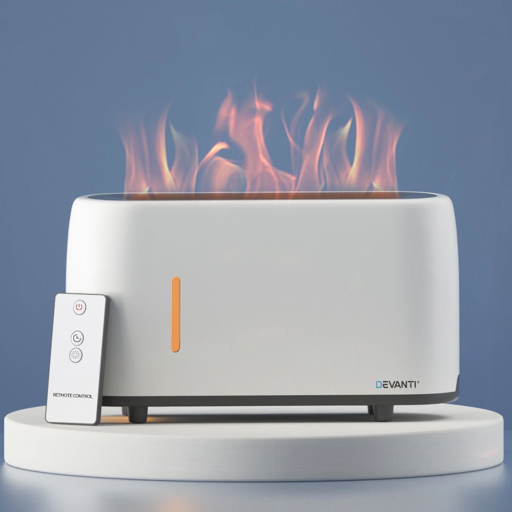 Aroma Diffuser Aromatherapy Flame 240ml - Appliances > Aroma Diffusers & Humidifiers > Aroma Diffusers - Rivercity House & Home Co. (ABN 18 642 972 209) - Affordable Modern Furniture Australia