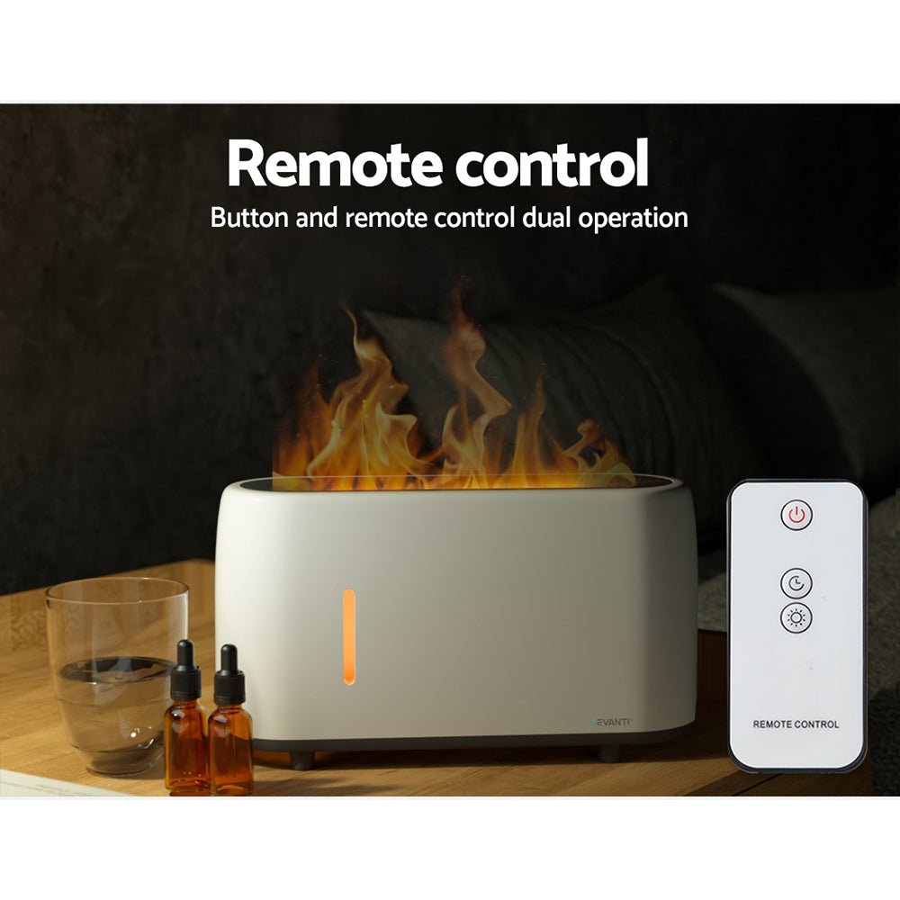 Aroma Diffuser Aromatherapy Flame 240ml - Appliances > Aroma Diffusers & Humidifiers > Aroma Diffusers - Rivercity House & Home Co. (ABN 18 642 972 209) - Affordable Modern Furniture Australia