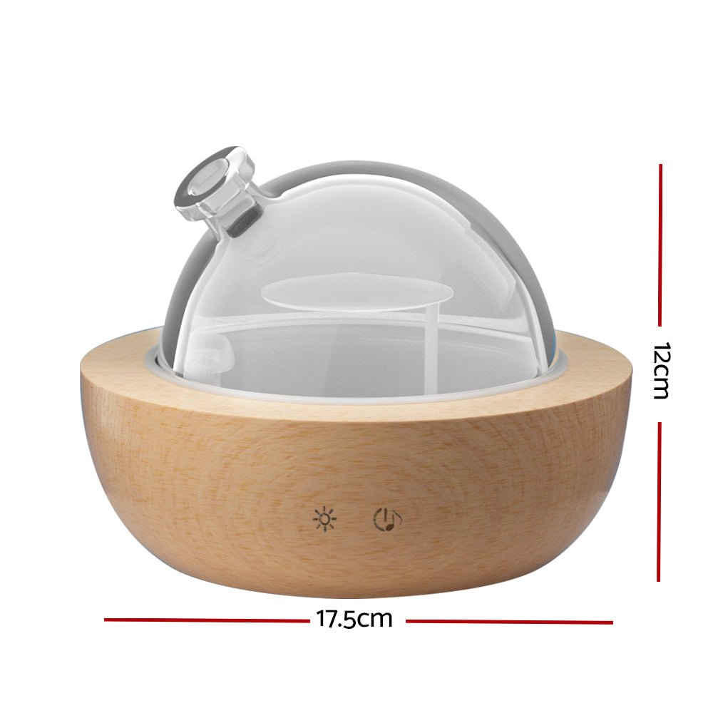 Aroma Diffuser Aromatherapy Glass 200ml - Appliances > Aroma Diffusers & Humidifiers > Aroma Diffusers - Rivercity House & Home Co. (ABN 18 642 972 209) - Affordable Modern Furniture Australia