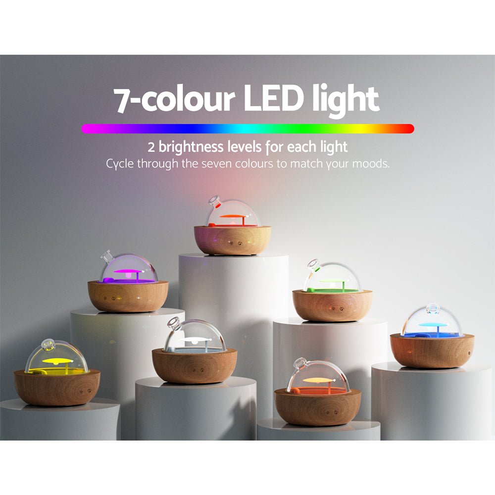 Aroma Diffuser Aromatherapy Glass 200ml - Appliances > Aroma Diffusers & Humidifiers > Aroma Diffusers - Rivercity House & Home Co. (ABN 18 642 972 209) - Affordable Modern Furniture Australia