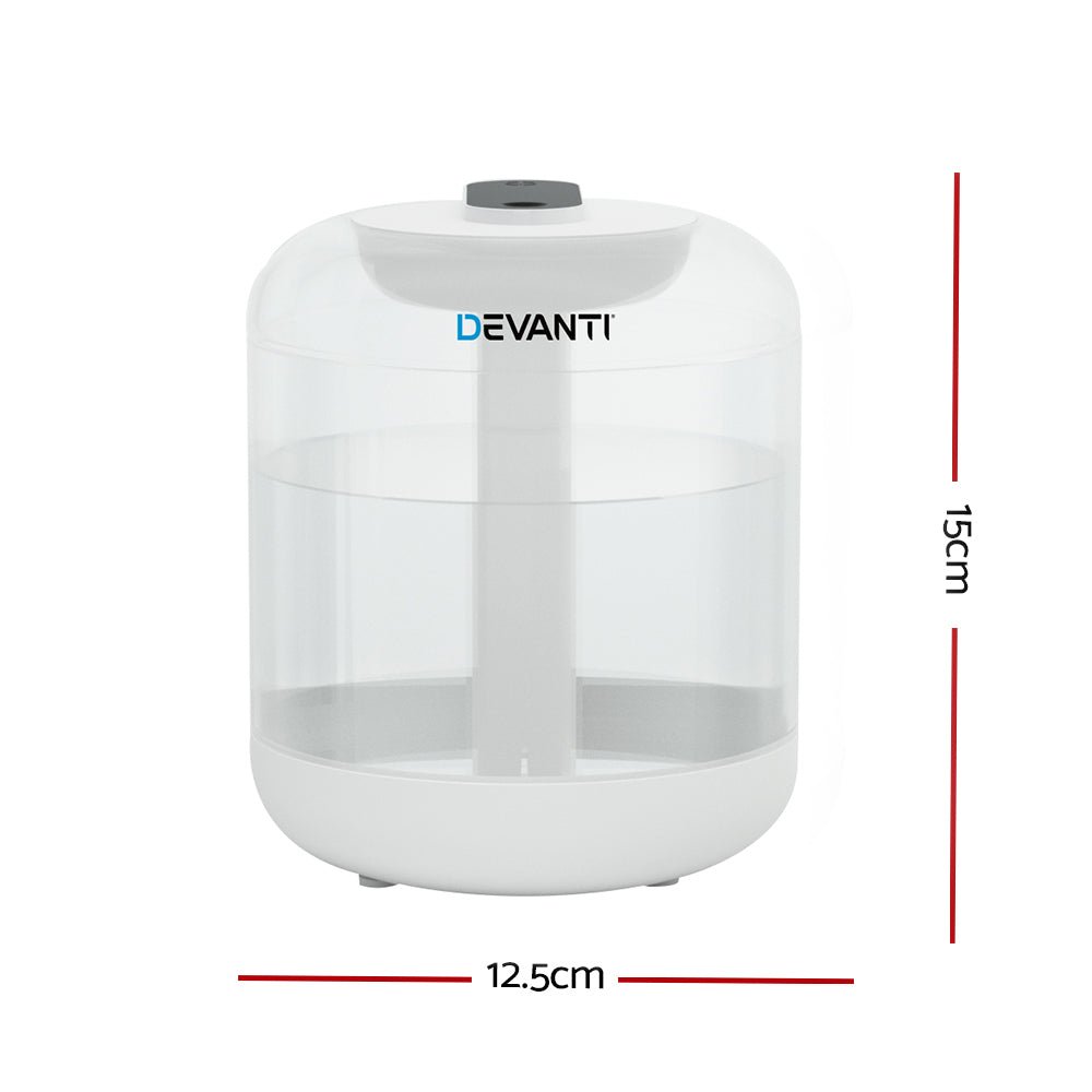 Aroma Diffuser Aromatherapy Humidifier 1L - Appliances > Aroma Diffusers & Humidifiers > Aroma Diffusers - Rivercity House & Home Co. (ABN 18 642 972 209) - Affordable Modern Furniture Australia
