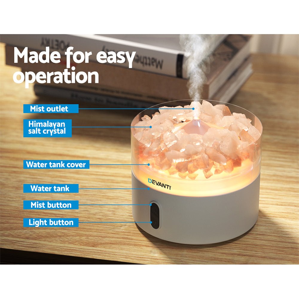Aroma Diffuser Aromatherapy Humidifier 220ml - Appliances > Aroma Diffusers & Humidifiers > Aroma Diffusers - Rivercity House & Home Co. (ABN 18 642 972 209) - Affordable Modern Furniture Australia