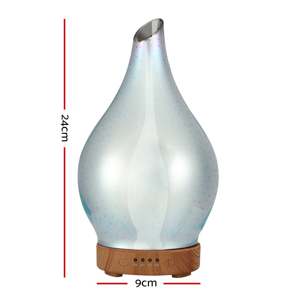 Aroma Diffuser Aromatherapy Humidifier 3D 100ml - Appliances > Aroma Diffusers & Humidifiers > Aroma Diffusers - Rivercity House & Home Co. (ABN 18 642 972 209) - Affordable Modern Furniture Australia